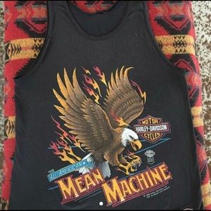 Vintage Harley Davison Tank